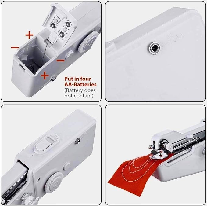 Sewing Machine, Handheld Cordless Portable Sewing Machine, Mini Sewing Machine Suitable for Beginners and Professionals to Use at Home, Dormitory or while raveling By Way Traders