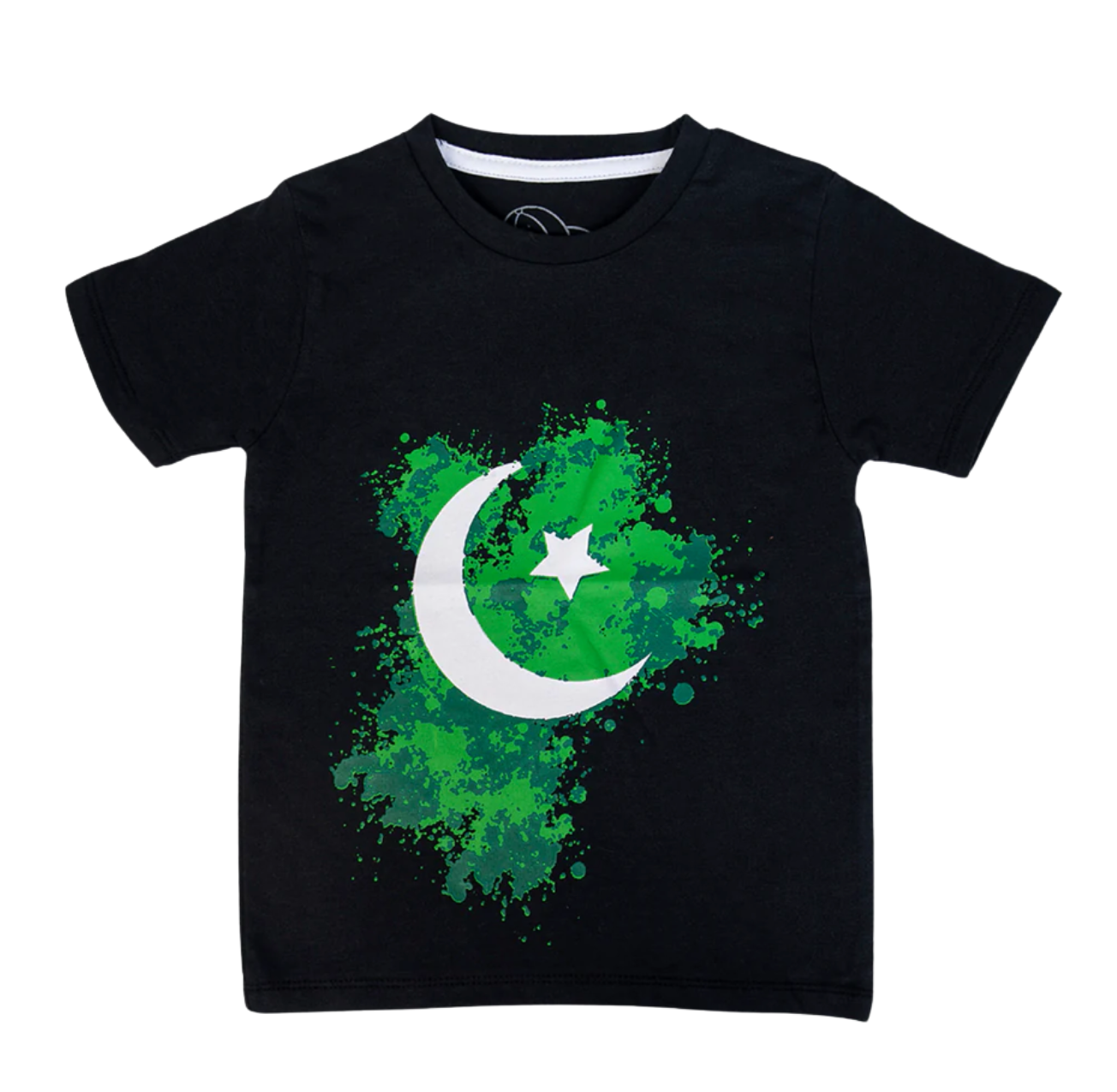 14th August kids dress, black Azadi T-shirt, Independence Day kids clothing, Pakistan day shirt, boys 14th August dress