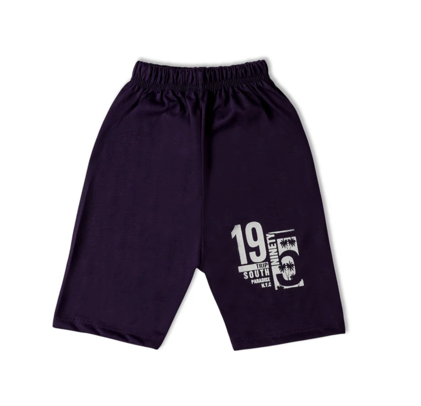 Bundle offer 2 Pc Boys Half Sleeves Suit - Olive Green & Purple color