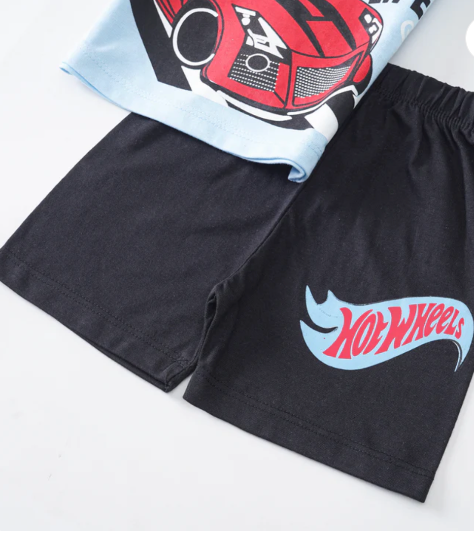 Boys Half Sleeves 2 Piece Suit
