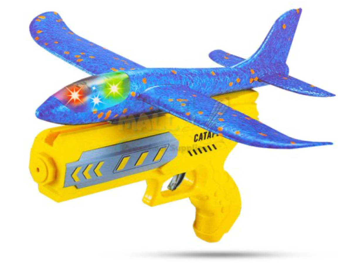 Airplane Launcher Gun Toy for Kids ✈️🔫 | Cool Outdoor Flying Aircraft Shooter (Random Color)