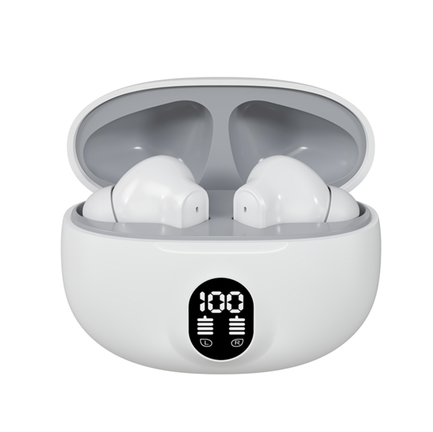 M04 TWS Wireless Bluetooth Earbuds with LED Display | Mic In-Ear Headphones | Immersive Stereo Sound | Type-C Fast Charging | Bluetooth 5.3 for Android & iPhone
