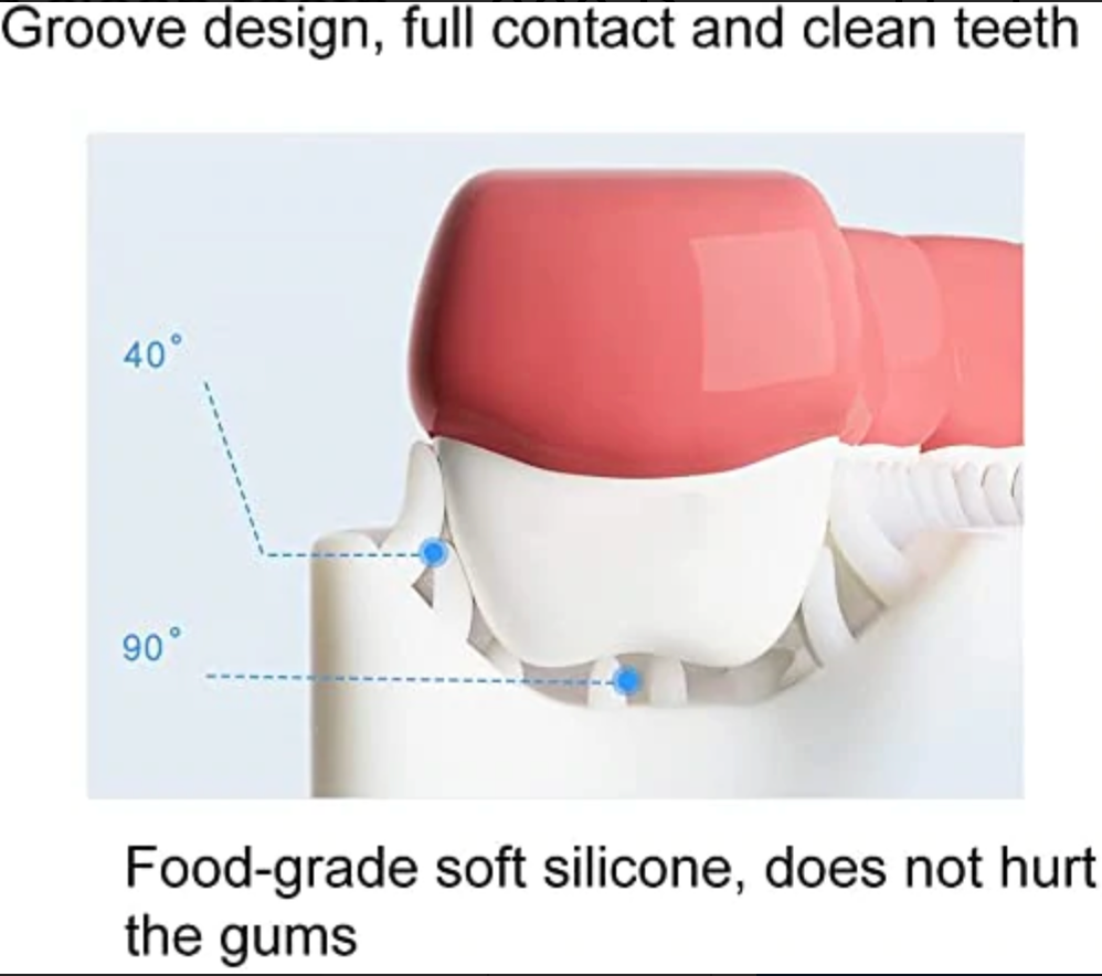 360° U-Shaped Baby Toothbrush | Soft Silicone Kids Toothbrush & Teether for Toddler Oral Care