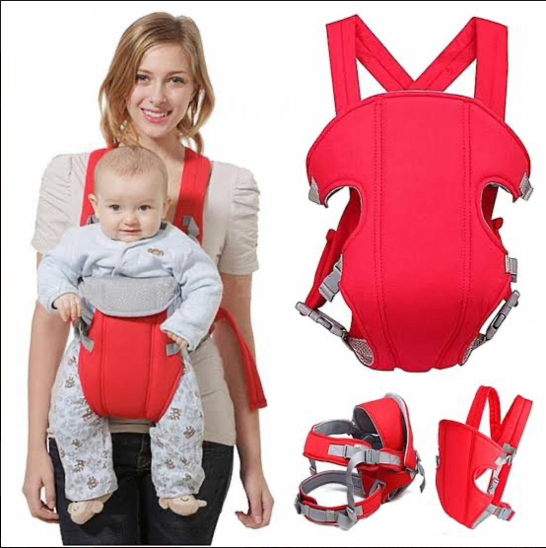 Comfortable Baby Carrier Belt | Adjustable Infant Waist Stool & Ergonomic Baby Hip Seat for Newborns & Toddlers