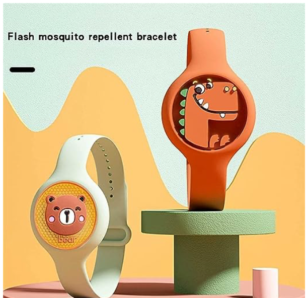 1 Pcs Natural Mosquito Repellent Bracelet for Kids | Adjustable Insect & Bug Repellent Bands for Outdoor Protection