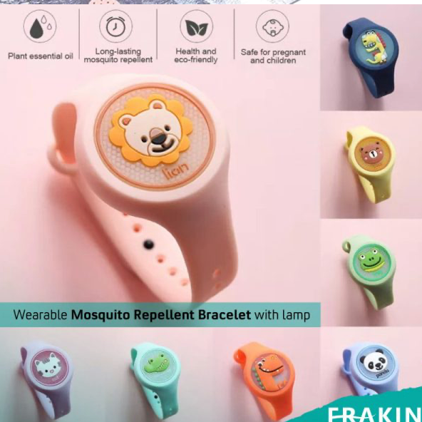 1 Pcs Natural Mosquito Repellent Bracelet for Kids | Adjustable Insect & Bug Repellent Bands for Outdoor Protection