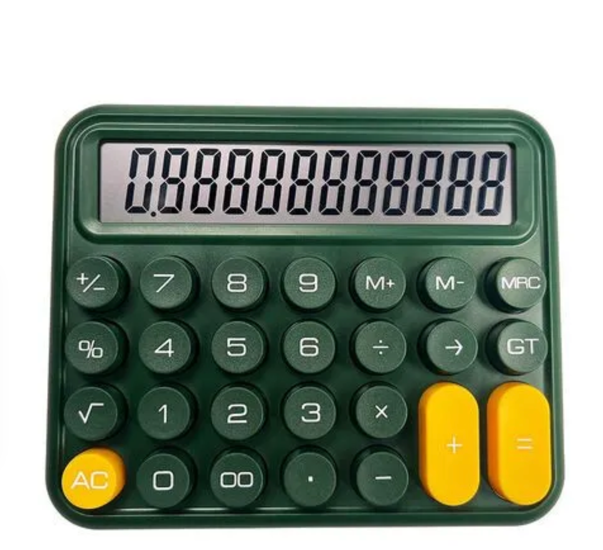 12-Digit Keyboard Style Calculator | Mechanical Buttons | Desktop Office & Financial Accounting | Battery Operated