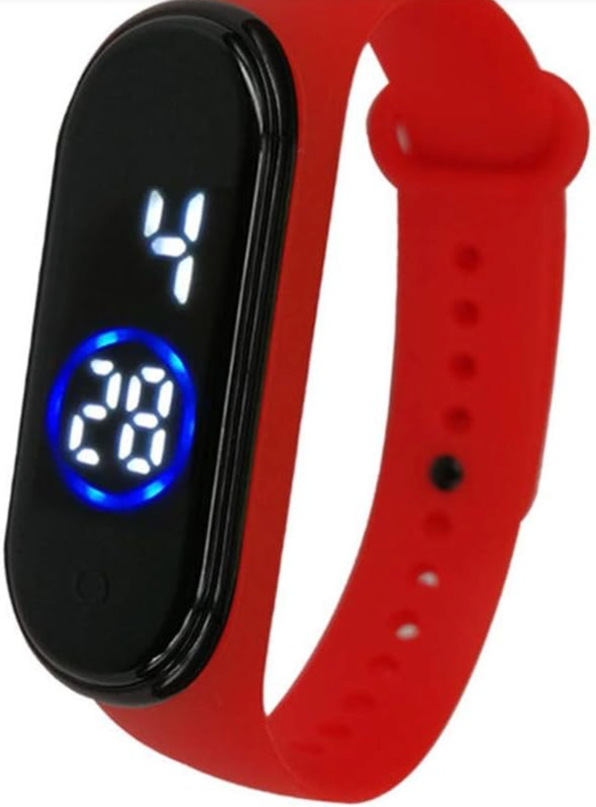 Digital LED Sports Watch – Unisex Waterproof Fashion Rubber Wrist Band – Cell Operated Watch for Men & Women