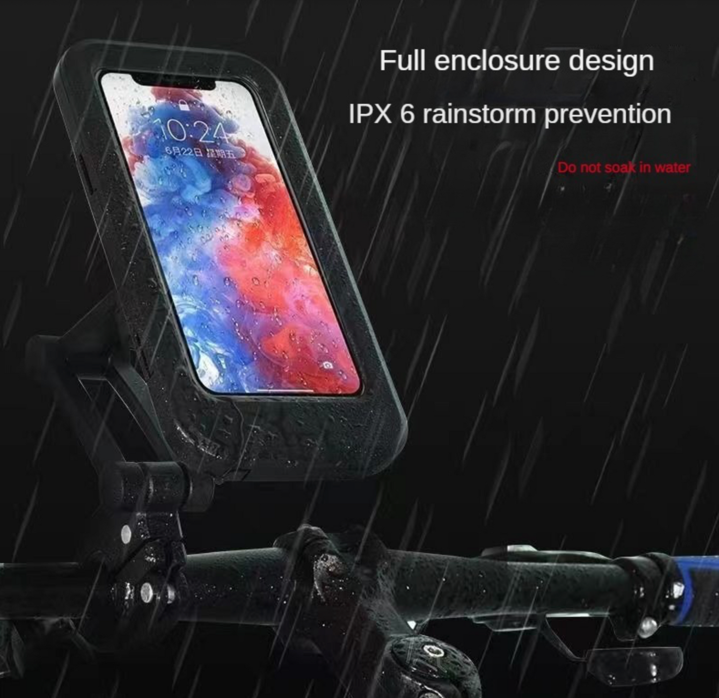 Waterproof Magnetic Bicycle Mobile Phone Holder – 360° Rotation
