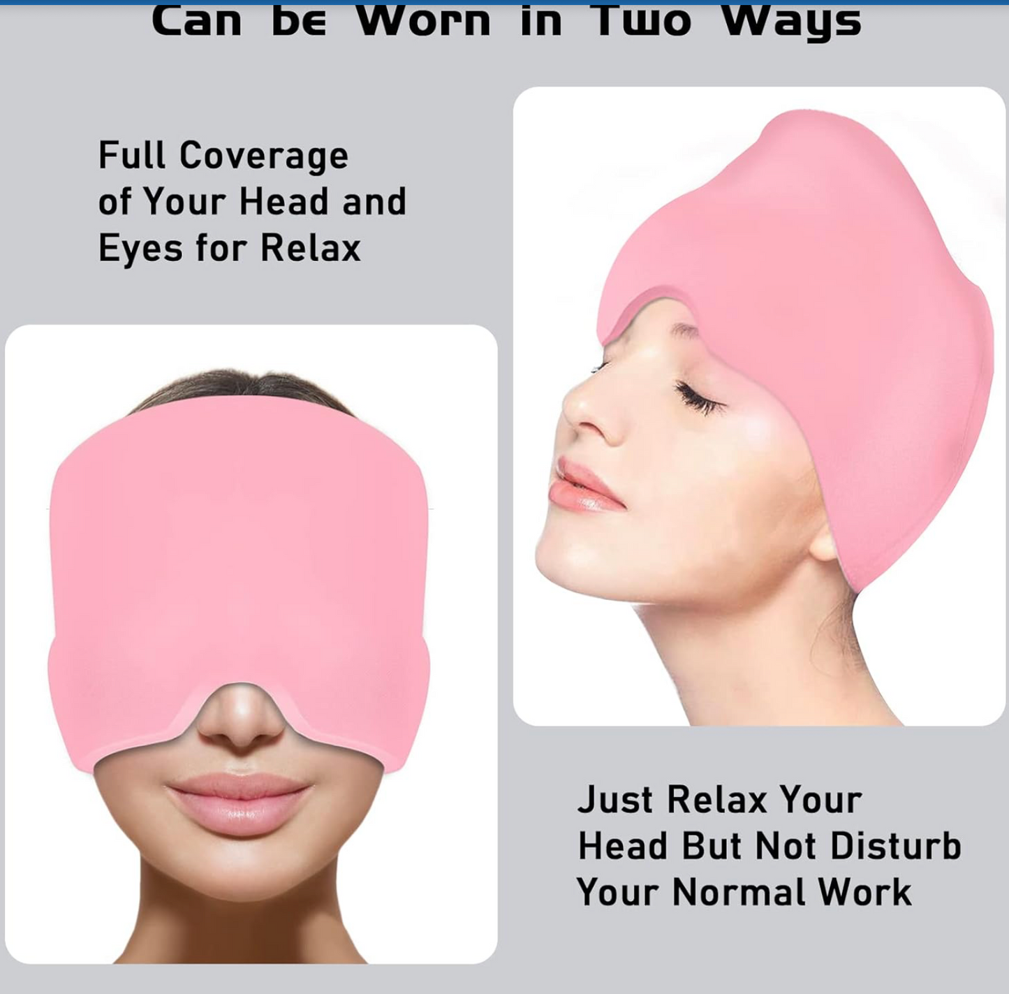 Migraine Relief Cap – Headache & Stress Relief Hat