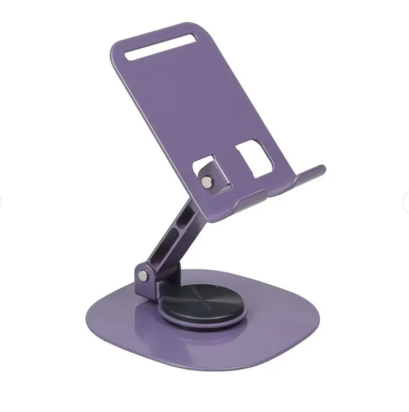 Metal Mobile Holder – 360° Rotatable Stand With Carbon Steel Plate