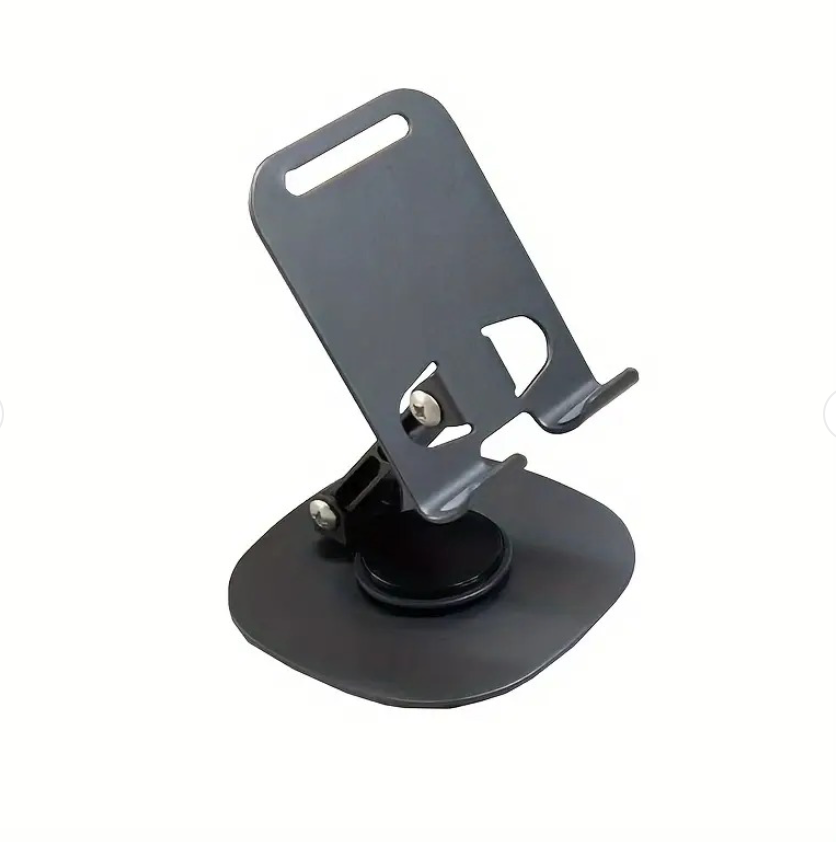 Metal Mobile Holder – 360° Rotatable Stand With Carbon Steel Plate