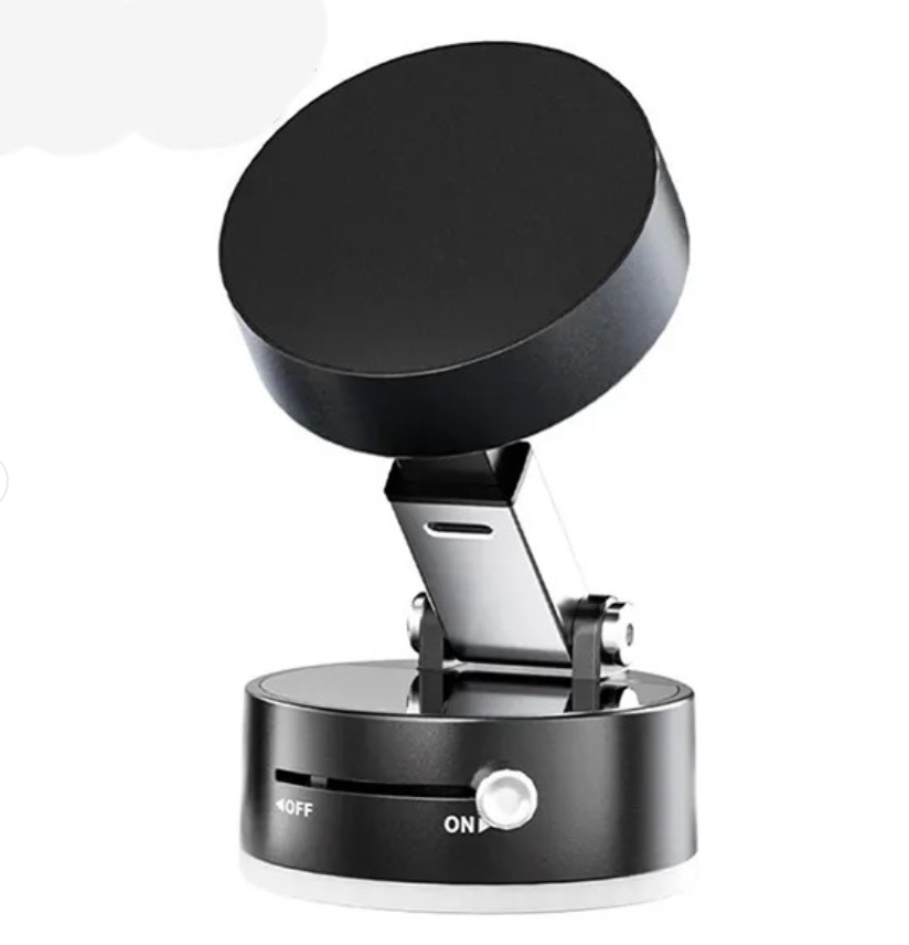 360° Rotating Magnetic Phone Holder – Strong Vacuum Suction Mount for Car, Desk & Tabletop | Universal Magnetic 360 Mount