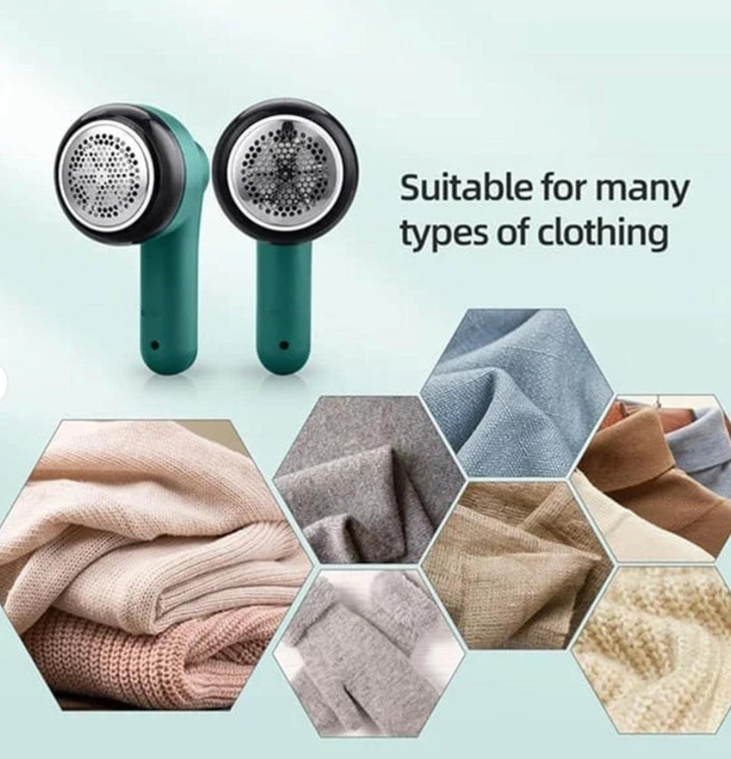 Rechargeable Fabric Shaver & Lint Remover – Powerful Sweater & Clothes Defuzzer, Portable Lint Shaver