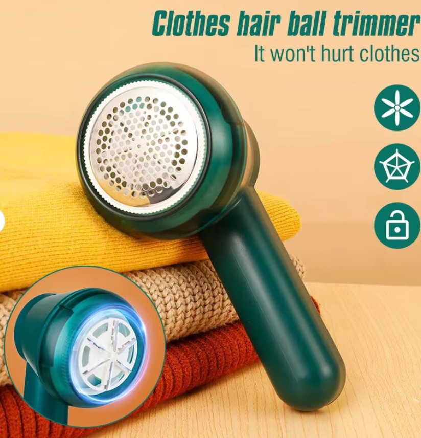 Rechargeable Fabric Shaver & Lint Remover – Powerful Sweater & Clothes Defuzzer, Portable Lint Shaver