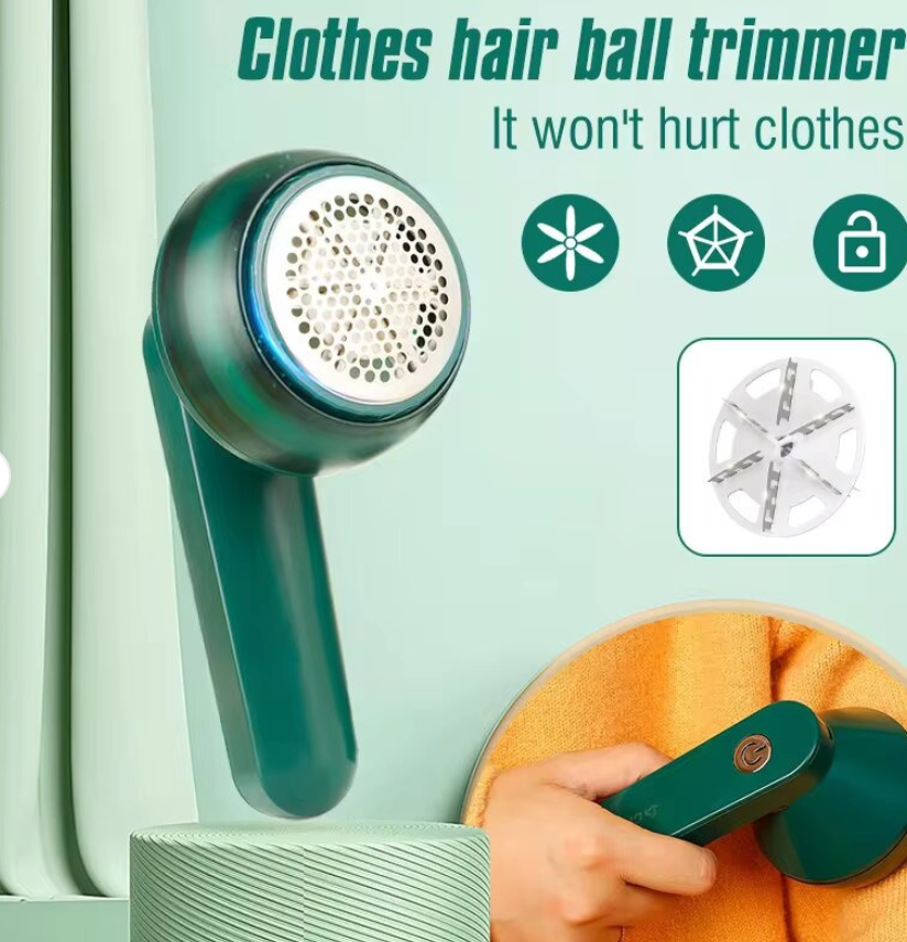 Rechargeable Fabric Shaver & Lint Remover – Powerful Sweater & Clothes Defuzzer, Portable Lint Shaver