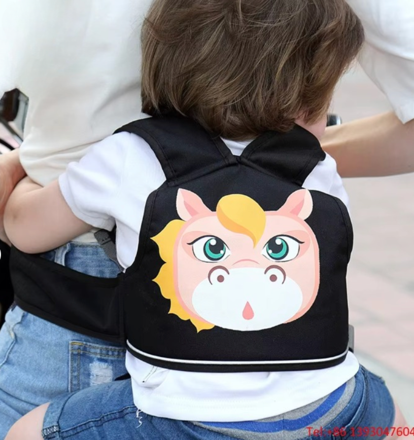 Professional Adjustable Child Safety Seat Belt for Motorcycles – Secure Ride Harness for Kids with Comfortable & Durable Passenger Strap