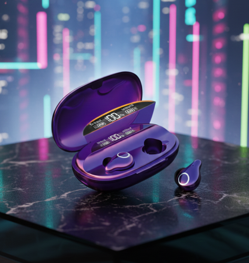 TWS K8/K8A True Wireless Stereo Earbuds | Mini Bluetooth 5.2/5.3 Headset with HD Sound, Noise Reduction & Ergonomic Sport Design