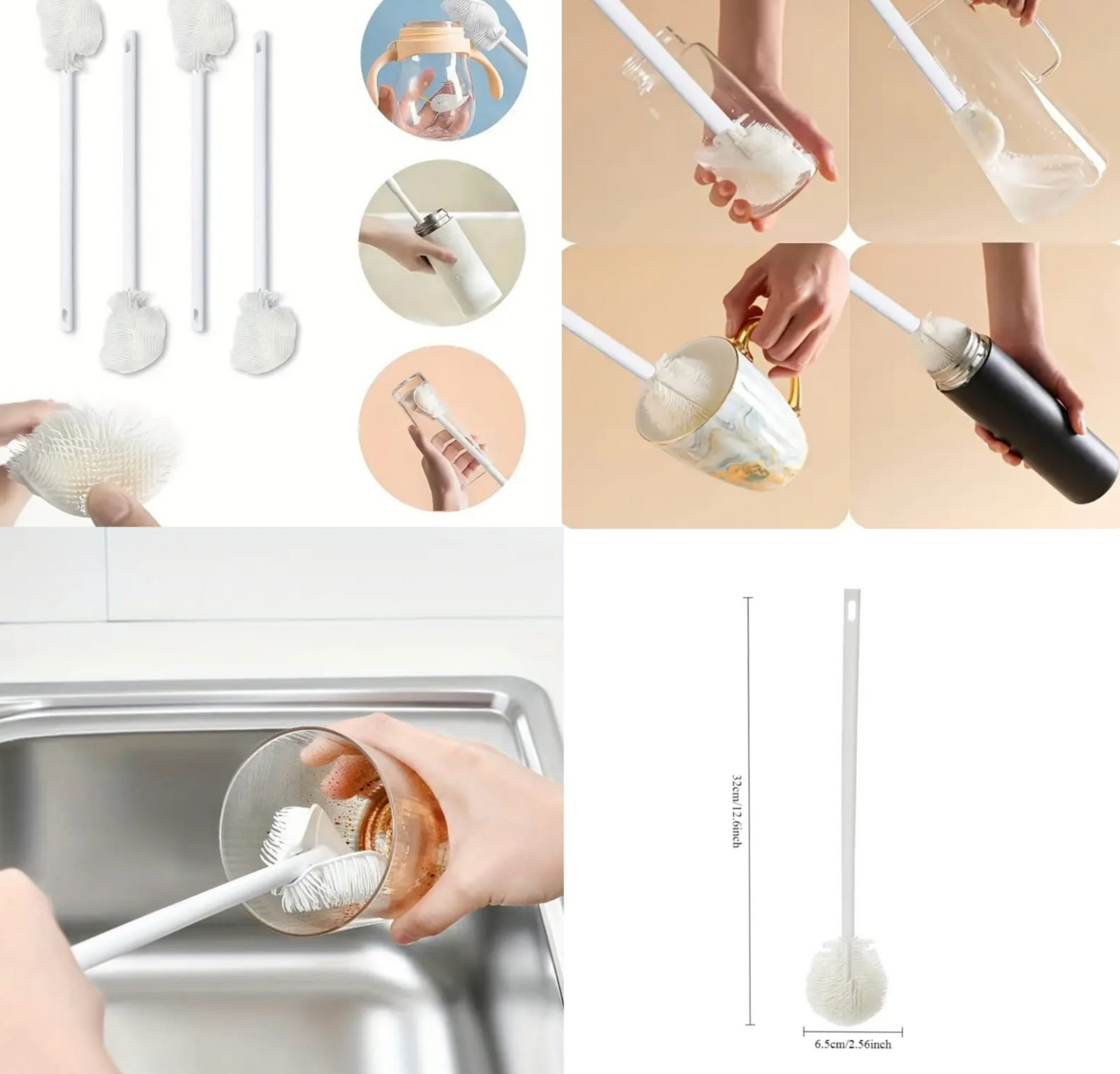 Multifunctional Silicon Bottle Brush