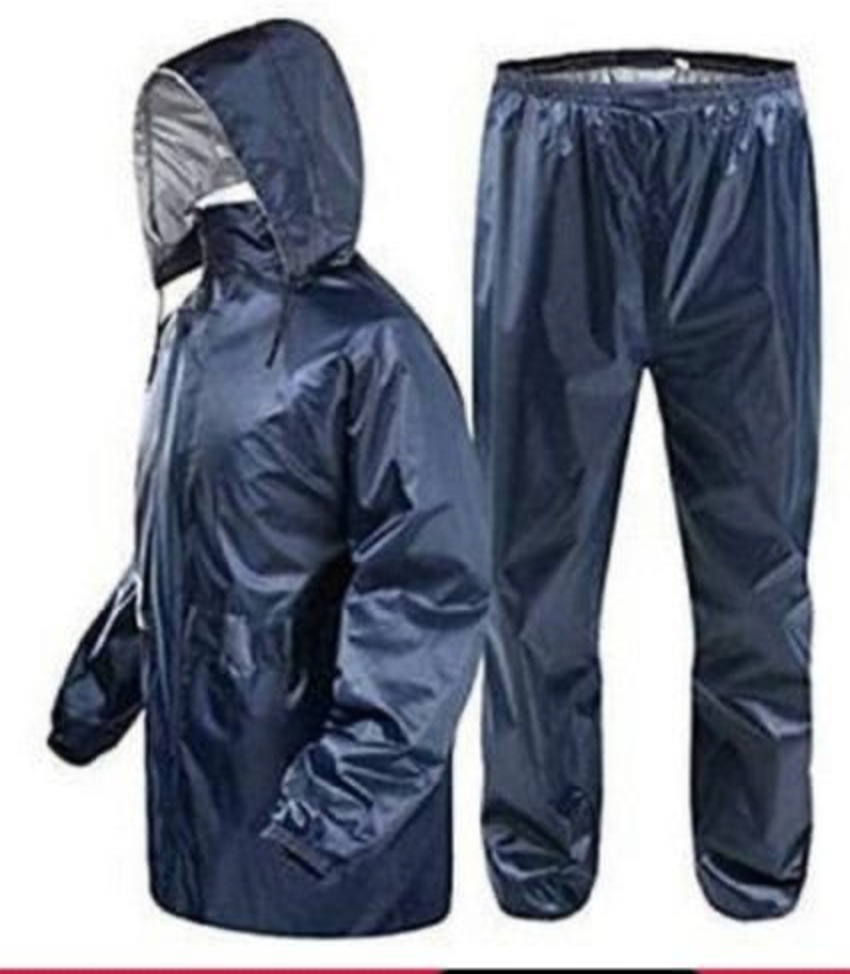 2-Piece Royal Waterproof Rain Suit for Men & Women – Raincoat with Pants & Cap | Durable, Breathable, Outdoor Rain Gear for Heavy Rain, Camping, Travel, and Work