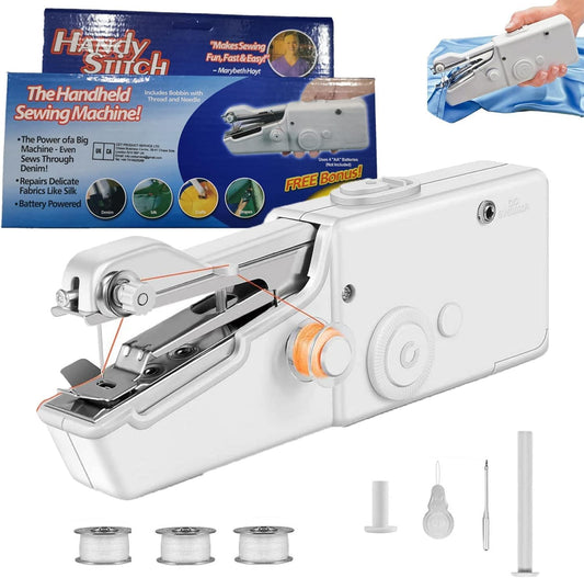 Sewing Machine, Handheld Cordless Portable Sewing Machine, Mini Sewing Machine Suitable for Beginners and Professionals to Use at Home, Dormitory or while raveling By Way Traders