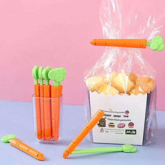 Carrot shaped Magnetic clip 5 Pack