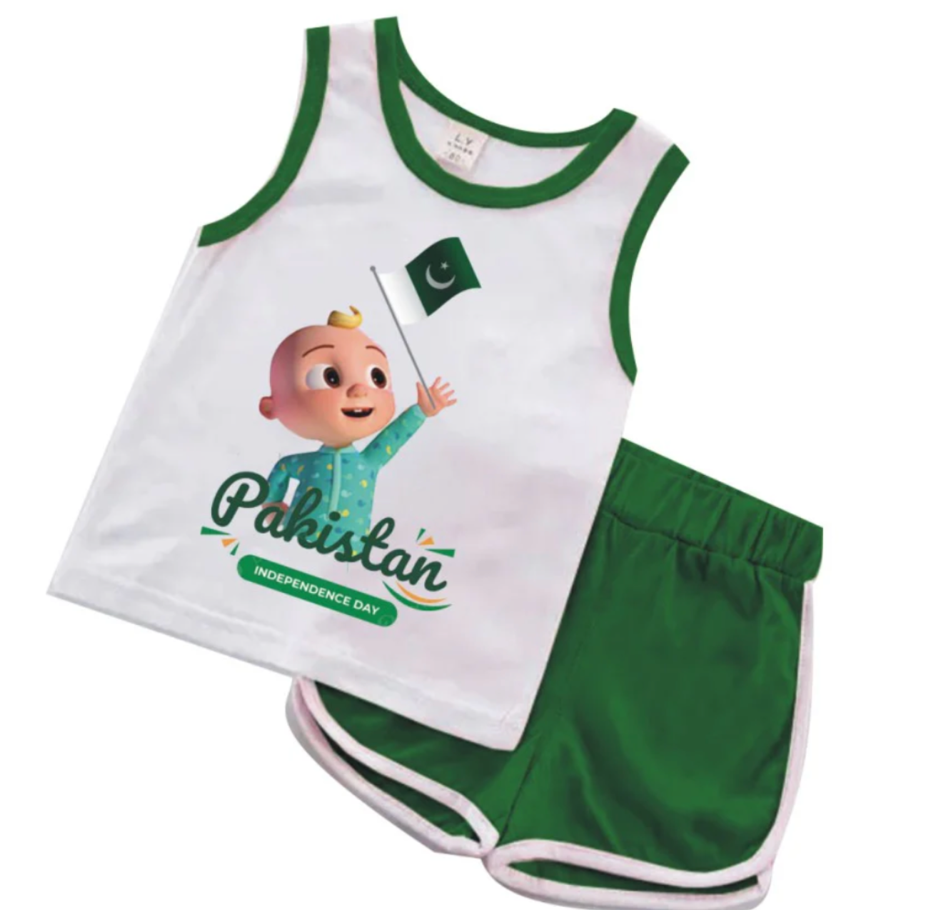 Kids Azadi T-Shirt & Shorts – 14 August Outfit
