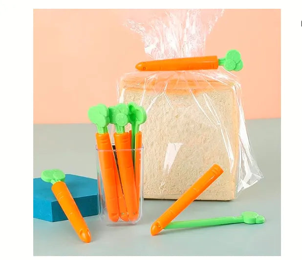 Carrot shaped Magnetic clip 5 Pack