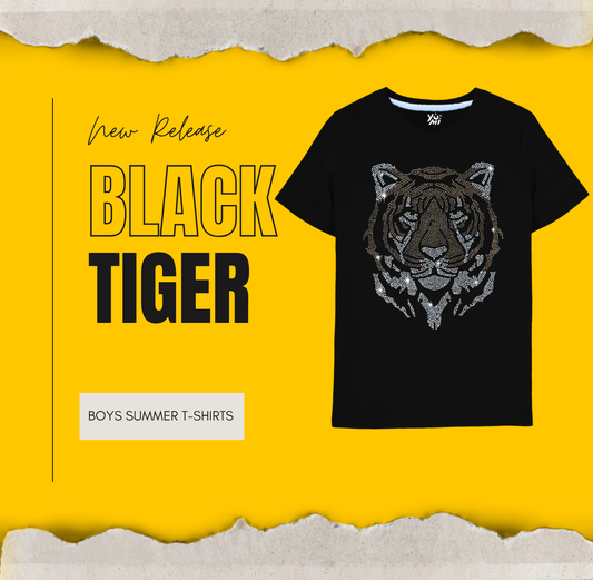 Trendy Kids Black T-Shirt
