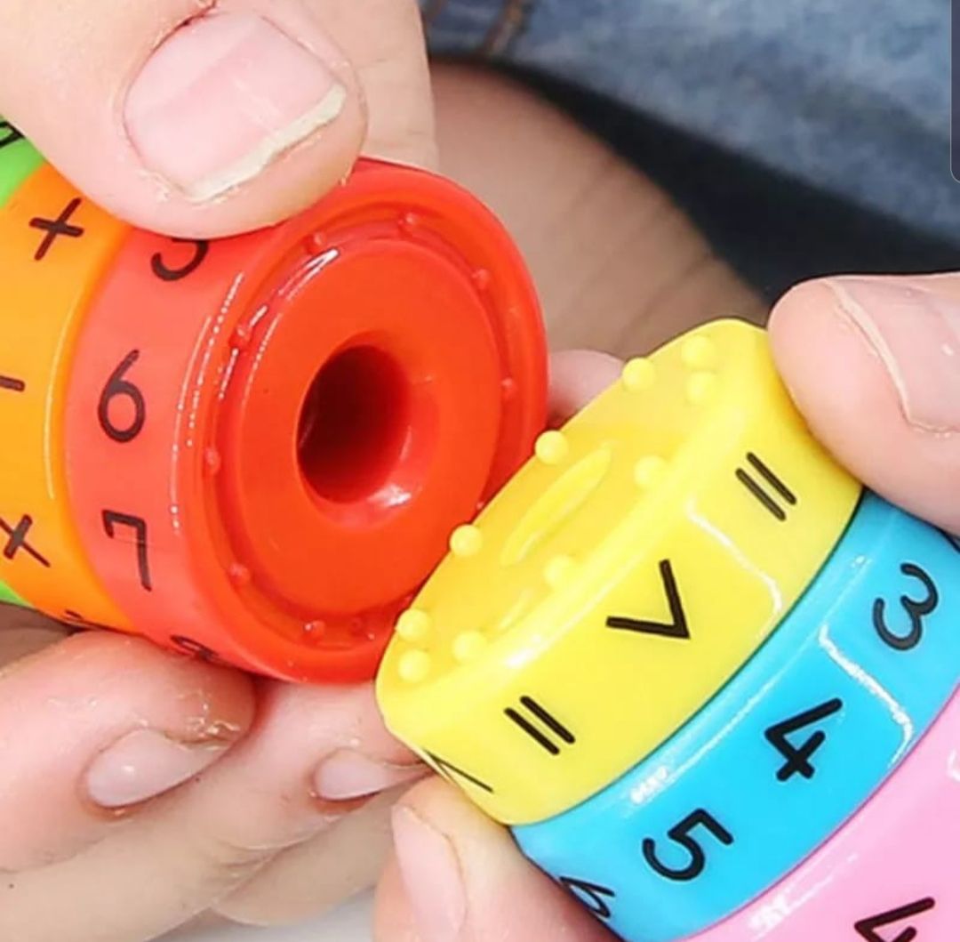 Magnetic Montessori Kids Preschool Educational Plastic Toys For Children Math Numbers DIY Assembling Puzzles Boys Girls Gifts