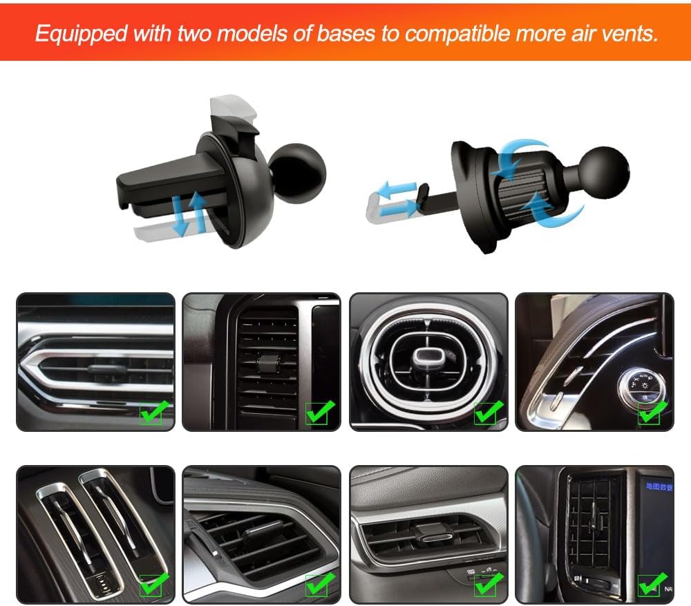 Universal Seat Style Mobile Phone Holder Car, Air Vent Clip Mount Holder Car Racing Outlet SeatHolder Air Design Navigation