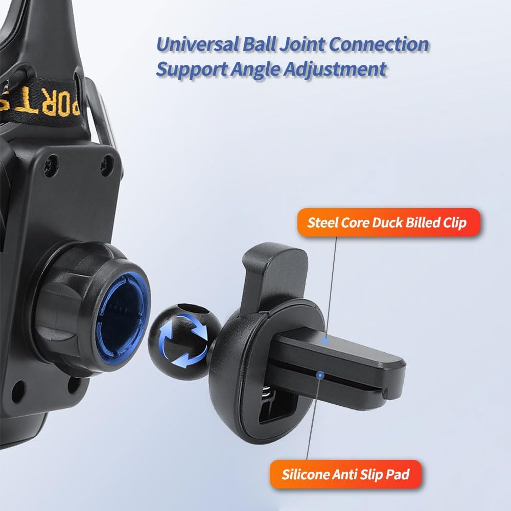 Universal Seat Style Mobile Phone Holder Car, Air Vent Clip Mount Holder Car Racing Outlet SeatHolder Air Design Navigation
