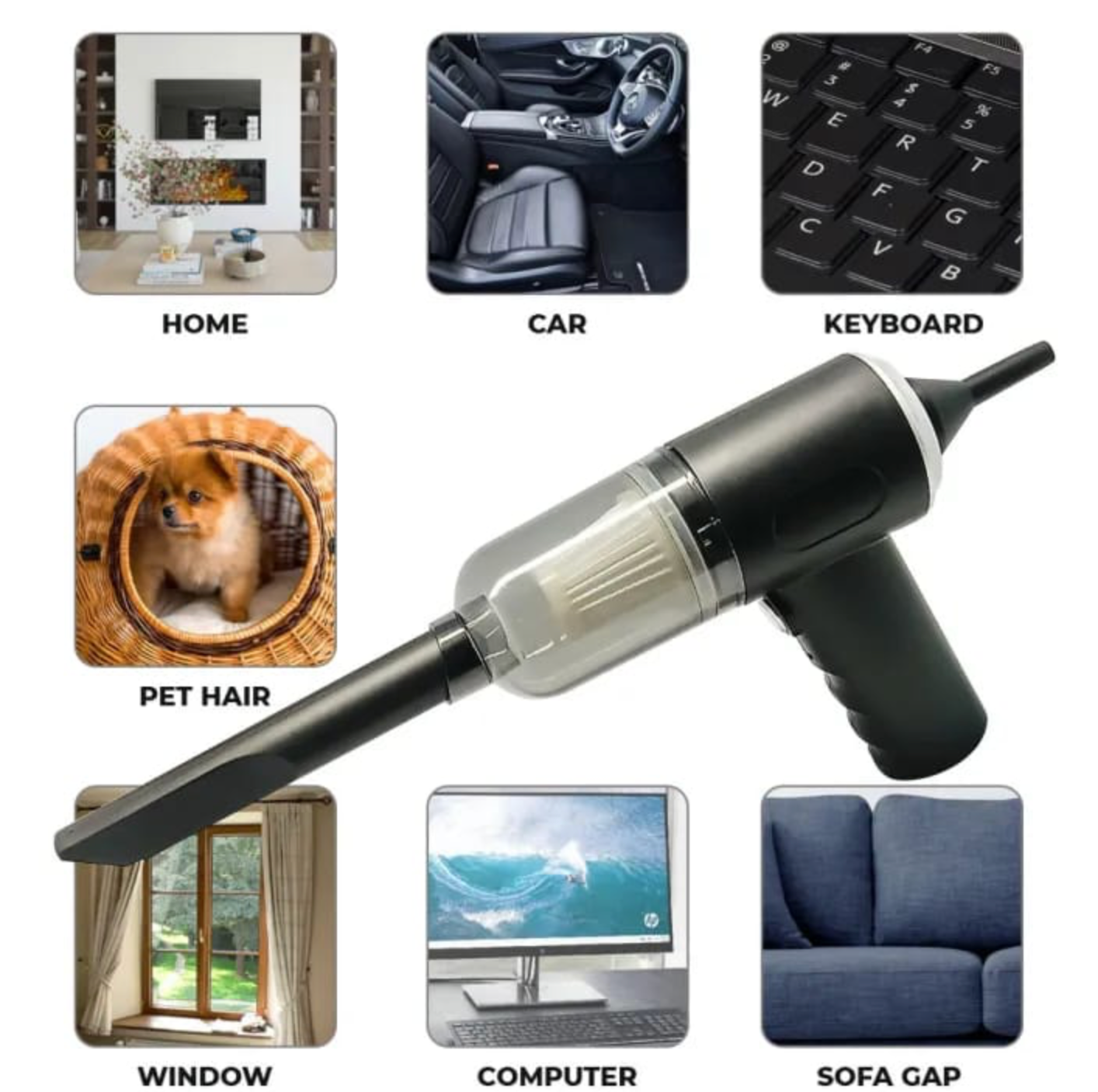 3 in 1 Cordless handheld vacuum cleaner