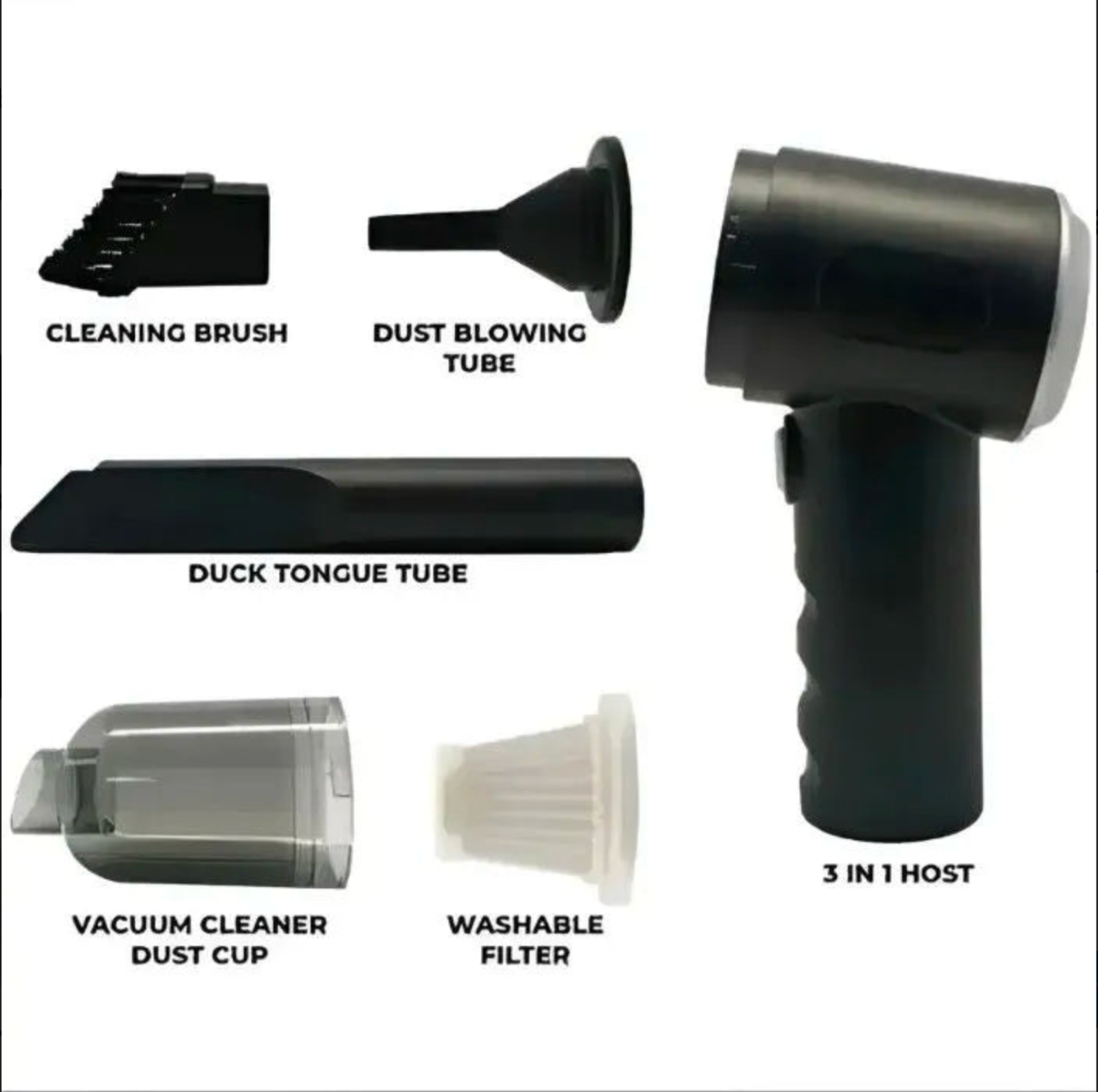 3 in 1 Cordless handheld vacuum cleaner