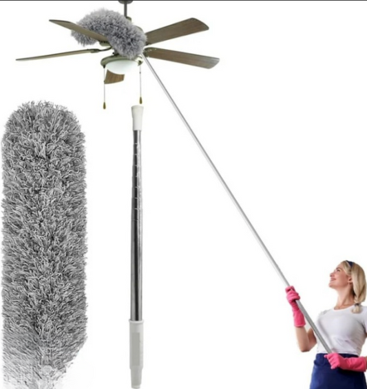 Extendable Telescope Microfibre Duster with Extra Long Pole