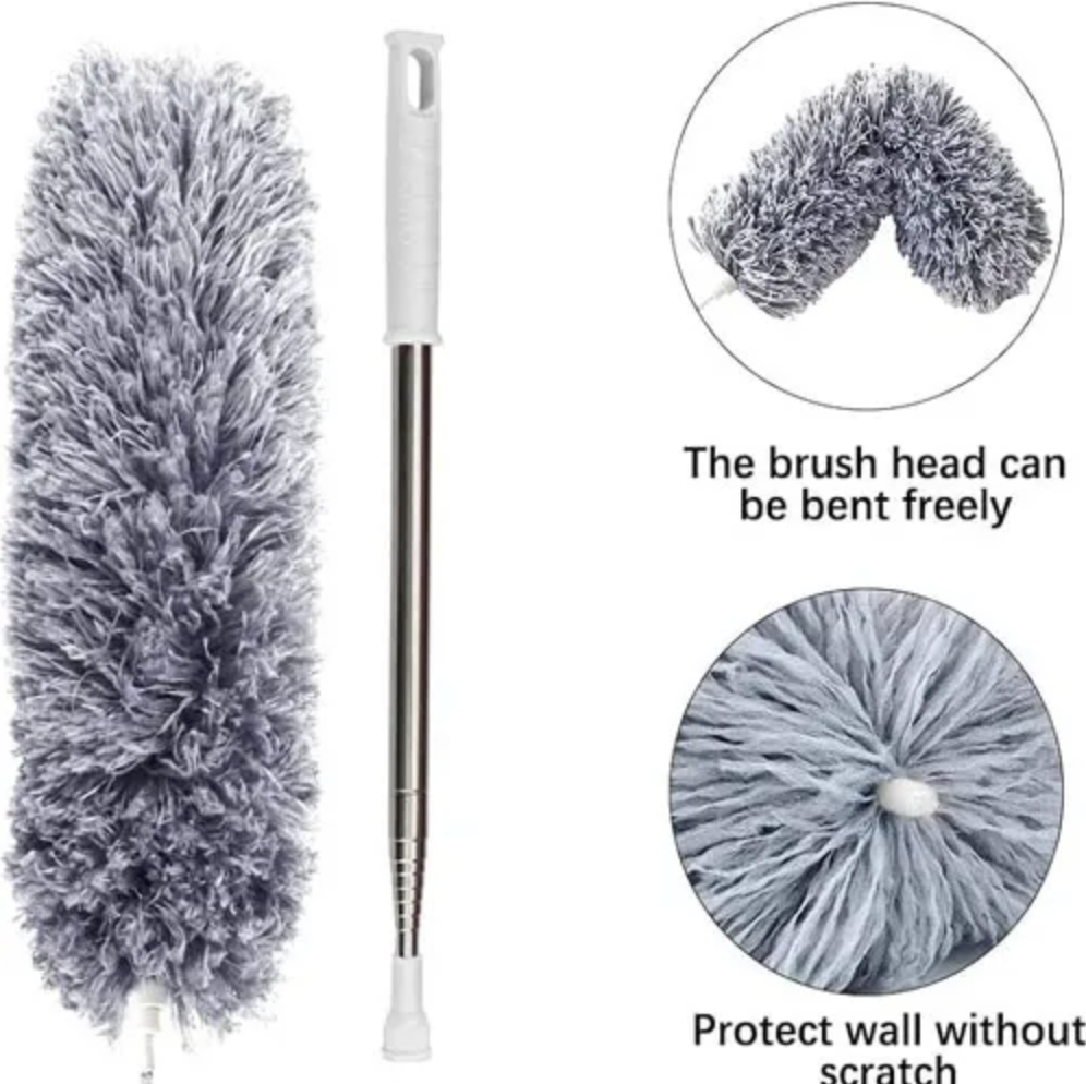 Extendable Telescope Microfibre Duster with Extra Long Pole