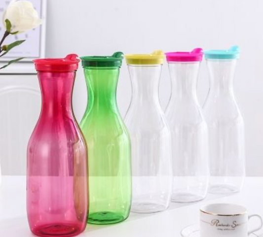 4 PCS Water Bottle For Drinking / Water Bottel For Fridge Transparent Water Bottle (random Color) 1700 Ml