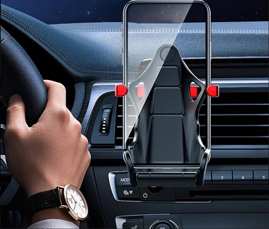 Universal Seat Style Mobile Phone Holder Car, Air Vent Clip Mount Holder Car Racing Outlet SeatHolder Air Design Navigation