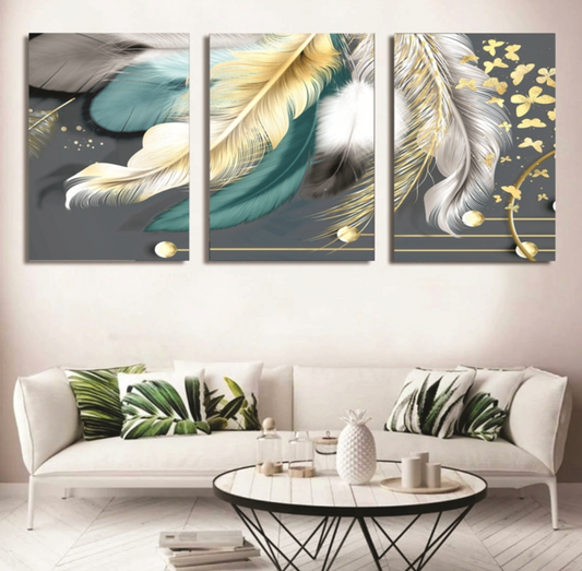 Set Of 3 Wall Art Wooden Phototile Frames For Wall Decor
