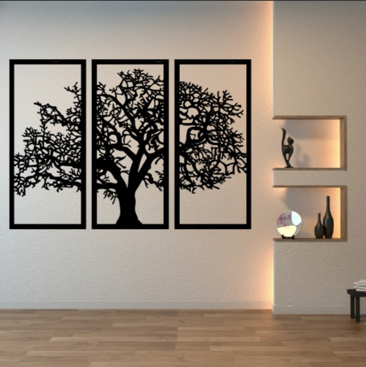 3d Tree Wall Art | Wooden Tree Wall Art | Wall Decoration | Decor For Home Wall Decoration Attractive Wooden Wall Art