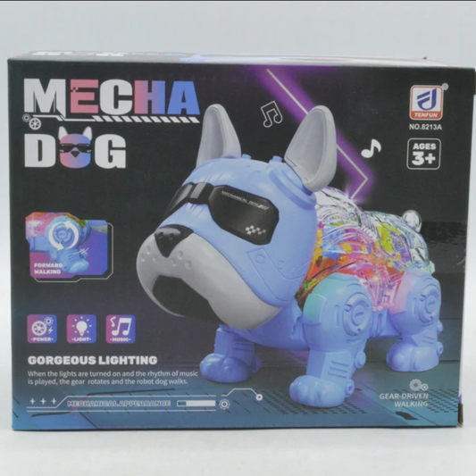 Mecha Dog Interactive Robot Toy – Walking, Music & Lights For Kids Ages 3 - 10 | Best Quality Toy
