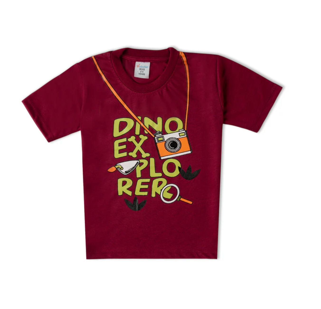 Bundle Offer 2 Pc Boys Half Sleeves Suit - Rust & Maroon color