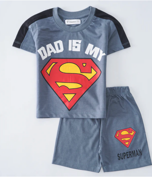 Boys Half Sleeves 2 Piece Suit