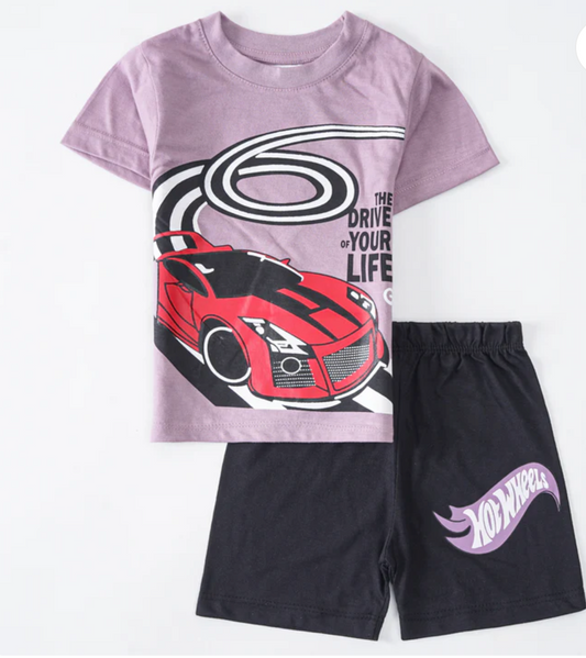 Boys Half Sleeves 2 Piece Suit