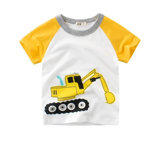 Boys Shirt EXCAVATOR RAGLAN TEE
