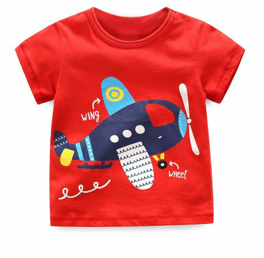 Boys Plane Graphic T-Shirt