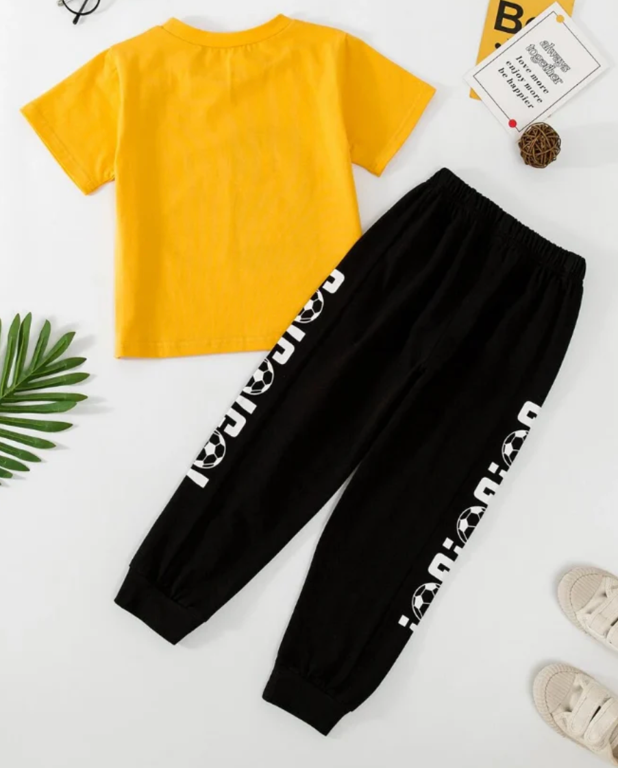 Go Go Go Kids Football Tracksuit – Sports Outfit for Boys | Comfy & Stylish Activewear