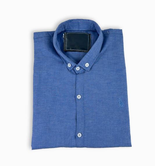 Blue Casual Shirt for Men – Stylish & Comfortable Everyday Wear