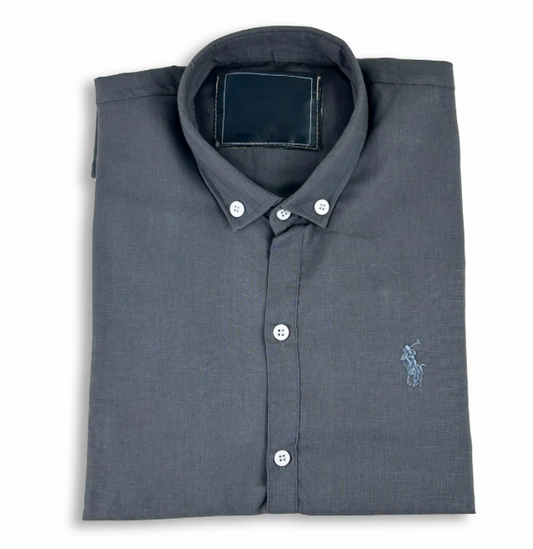 Grey Casual Shirt for Men – Versatile & Modern Everyday Wear