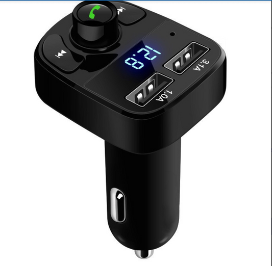 X8 Multifunctional Car MP3 Player | Wireless FM Transmitter & Car MP3 Modulator | Dual USB Fast Charging 3.1A | Car Accessories